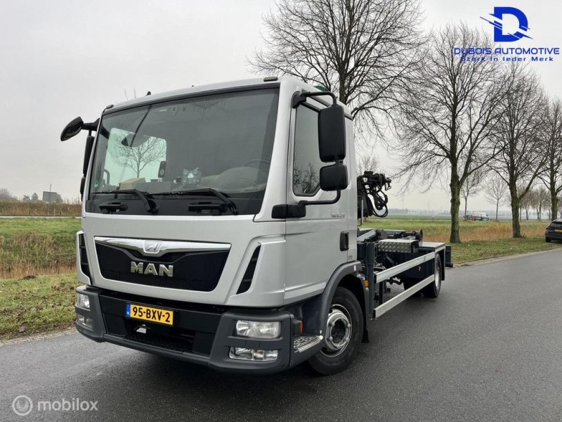 LKW Türe ait MAN TGL 12/250 HAAKARM KRAAN AUTOMAAT CONTAINERS SMART TACHO, Gebrauchtmaschine içinde Zevenbergen (resim 1)