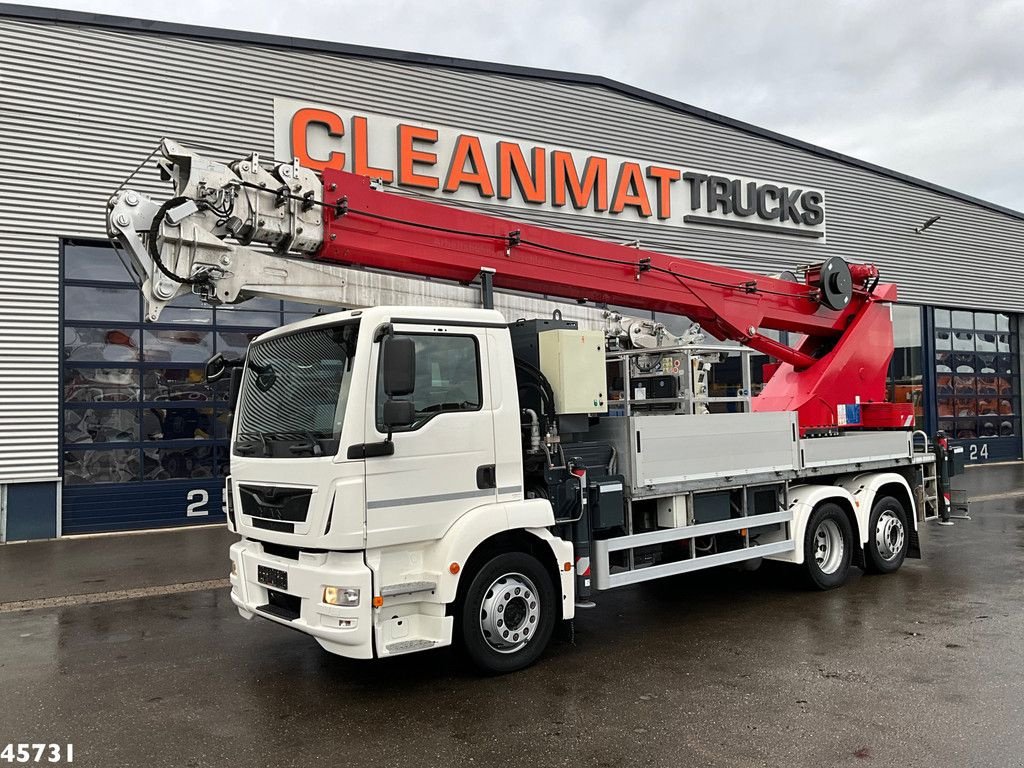 LKW Türe ait MAN TGM 26.320 Euro 6 Bocker hoogwerker met Jib 46 meter Just 33.833, Gebrauchtmaschine içinde ANDELST (resim 3)