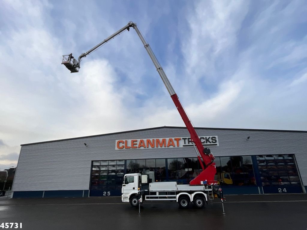 LKW Türe ait MAN TGM 26.320 Euro 6 Bocker hoogwerker met Jib 46 meter Just 33.833, Gebrauchtmaschine içinde ANDELST (resim 1)