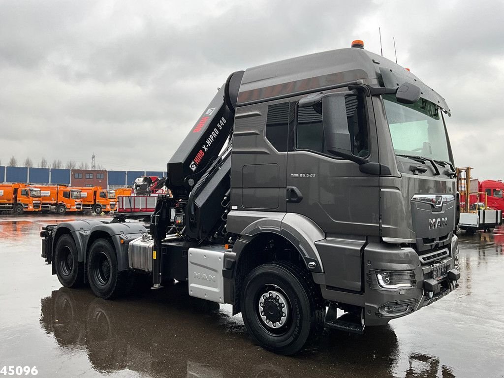 LKW del tipo MAN TGS 26.520 Euro 6 6x6 Hiab 54 Tonmeter laadkraan NEW AND UNUSED!, Neumaschine In ANDELST (Immagine 8)