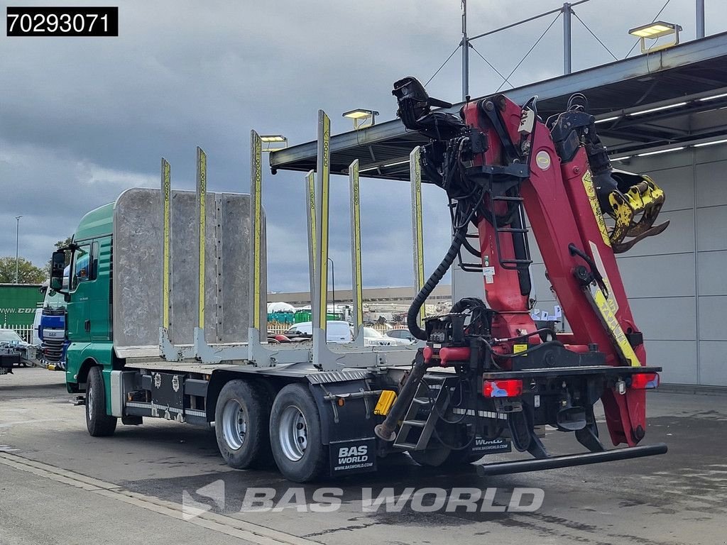 LKW des Typs MAN TGX 26.540 6X4 TAJFUN L150Z.96 woodcrane Holztransport Manual Re, Gebrauchtmaschine in Veghel (Bild 10)