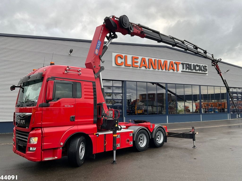 LKW a típus MAN TGX 28.510 HMF 50 Tonmeter laadkraan + Fly-Jib, Gebrauchtmaschine ekkor: ANDELST (Kép 1)