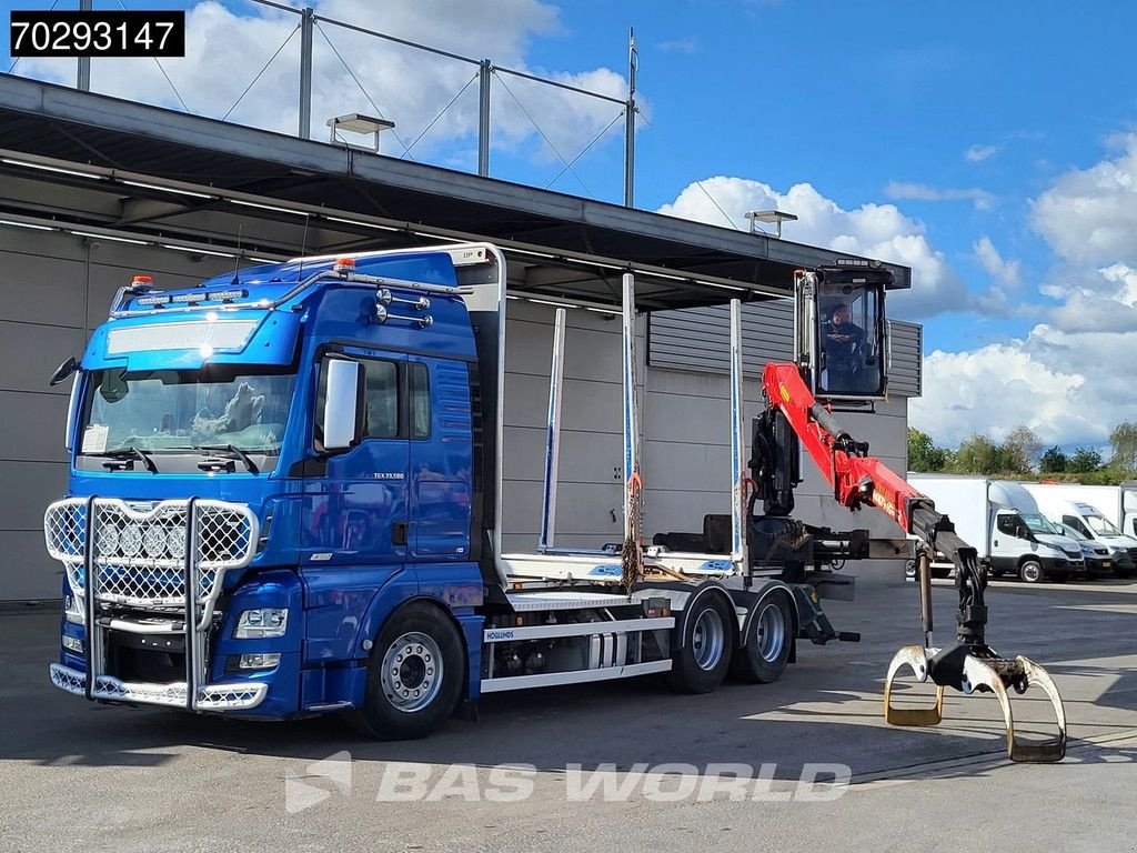 LKW typu MAN TGX 33.580 TGX 6X4 Palfinger Epsilon Wood crane Holztransport Re, Gebrauchtmaschine v Veghel (Obrázok 5)