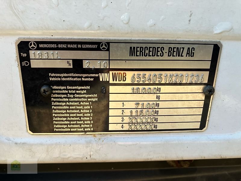 LKW типа Mercedes-Benz SK 1831 L Tankwagen *Mit Behältertüv und allen Genemigungen*, Gebrauchtmaschine в Salsitz (Фотография 27)