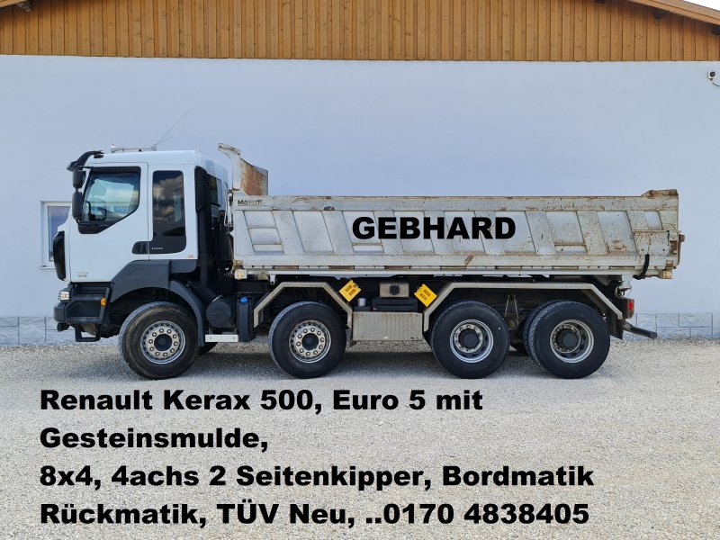 LKW типа Renault Kerax 500 8x4 Euro 5 / 4-Achser mit Bordmatik, Gebrauchtmaschine в Großschönbrunn (Фотография 1)