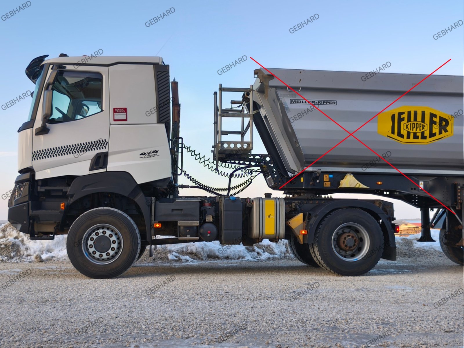 LKW типа Renault Lkw 4x4 Allrad K 460 Agrar Lkw mit Kipphydraulik, Gebrauchtmaschine в Großschönbrunn (Фотография 3)