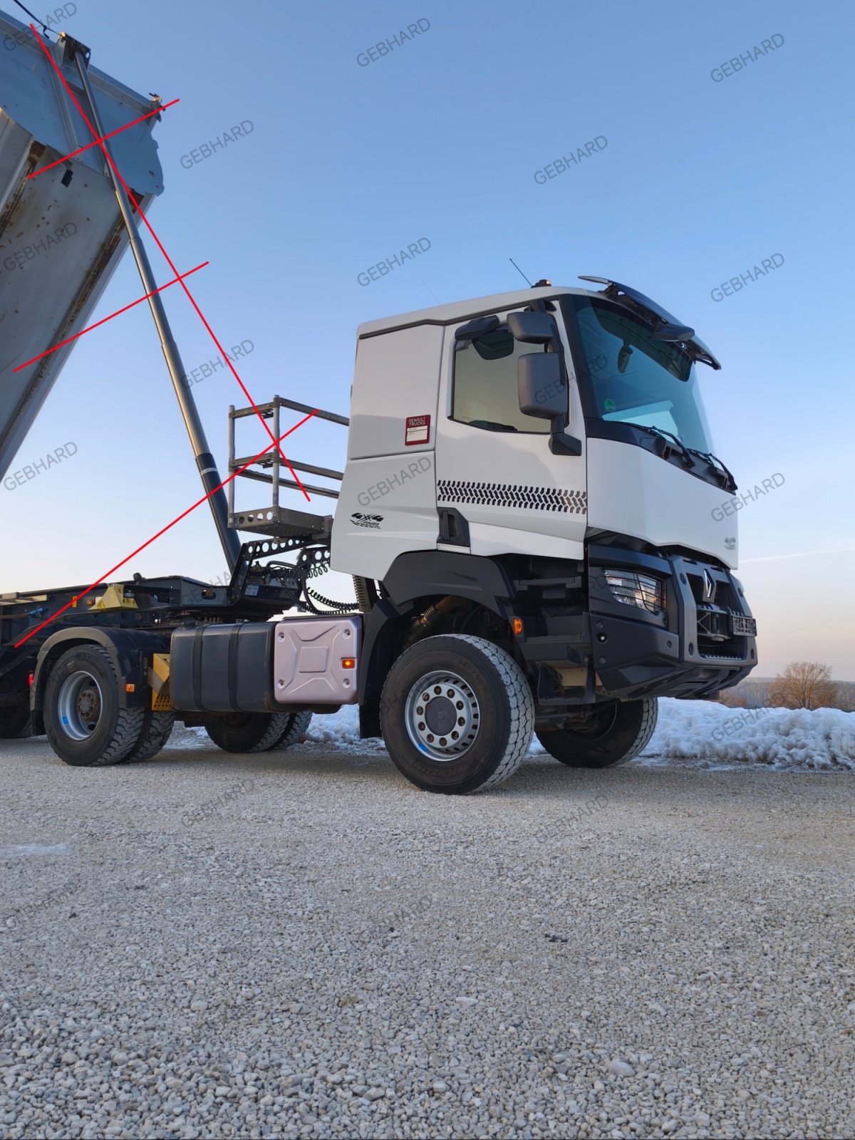 LKW типа Renault Lkw 4x4 Allrad K 460 Agrar Lkw mit Kipphydraulik, Gebrauchtmaschine в Großschönbrunn (Фотография 16)