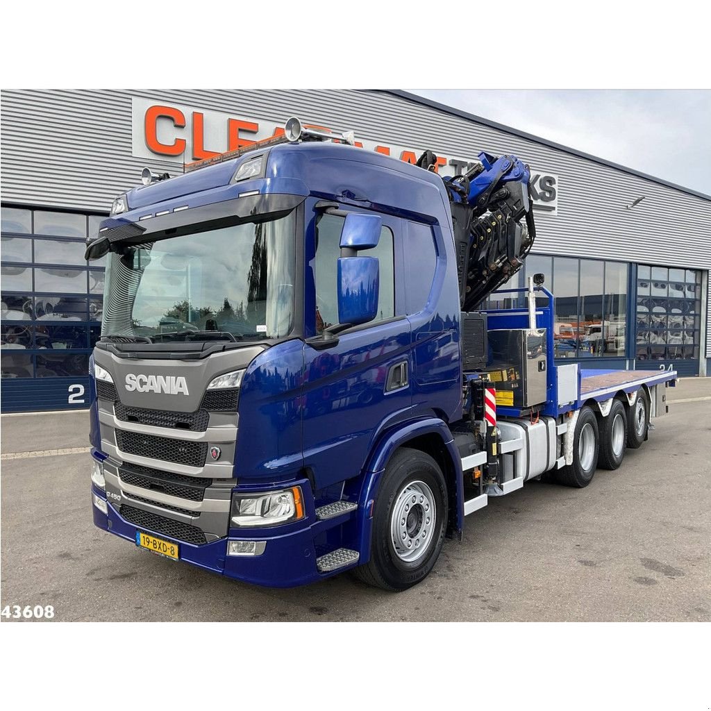 LKW типа Scania G 450 8x4 Fassi 45 Tonmeter laadkraan + Fly-Jib Just 151.350 km!, Gebrauchtmaschine в ANDELST (Фотография 2)