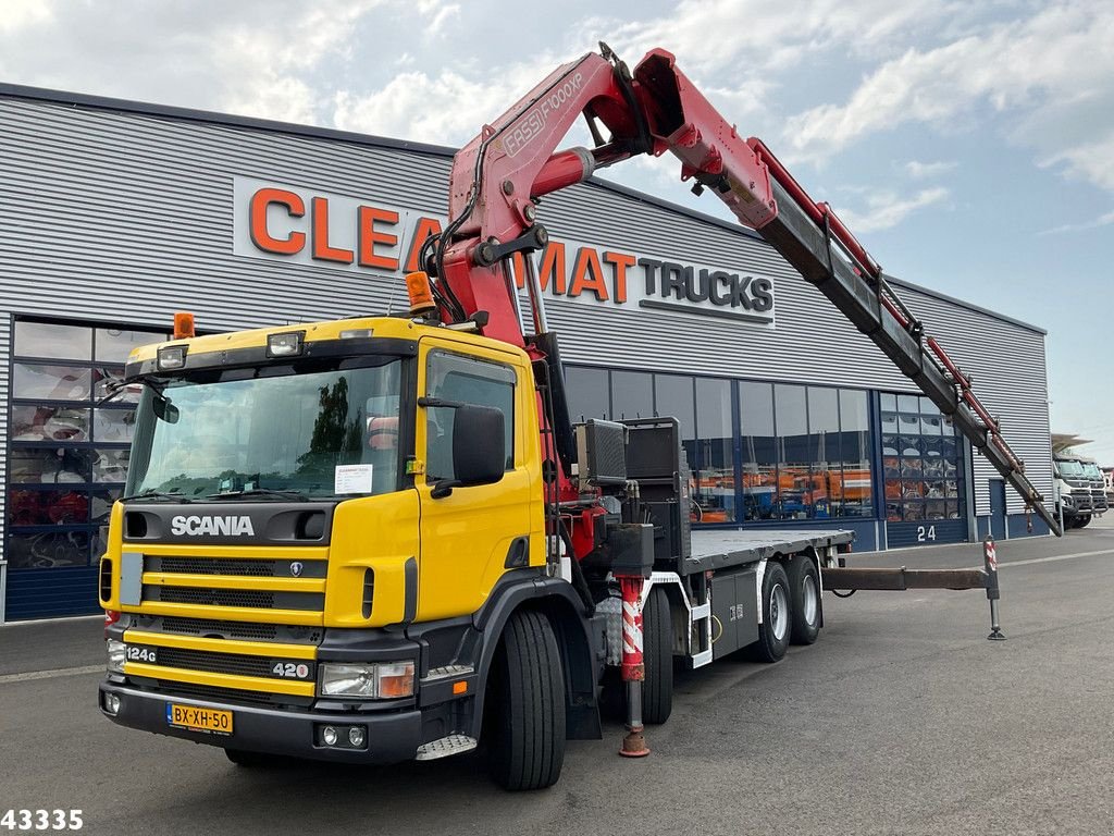 LKW типа Scania P 420 Fassi 100 Tonmeter laadkraan, Gebrauchtmaschine в ANDELST (Фотография 1)