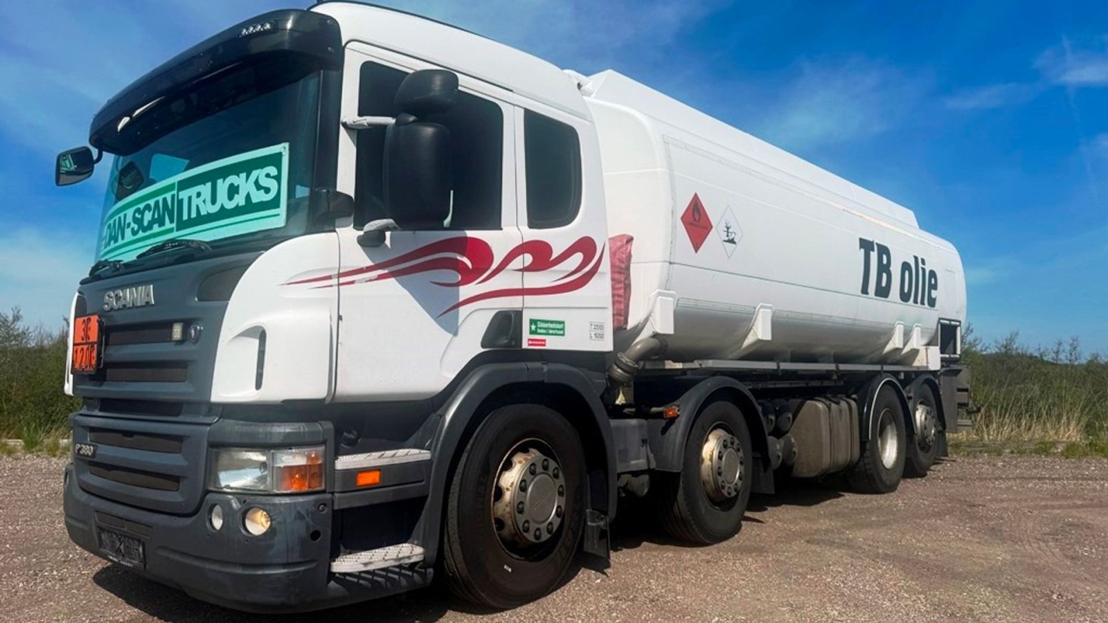 LKW tip Scania p380 tankbil, Gebrauchtmaschine in Vojens (Poză 1)