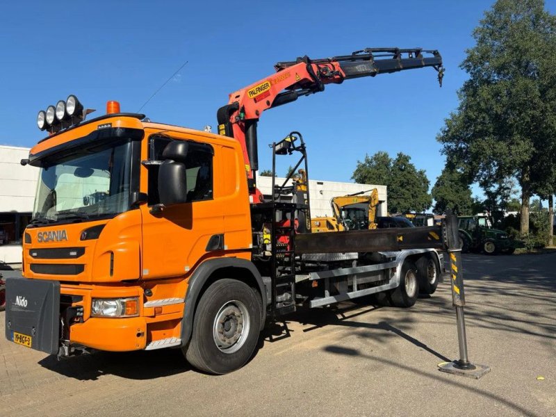 LKW des Typs Scania P410 P410 Laadkraan Haakarm, Gebrauchtmaschine in Doetinchem (Bild 1)