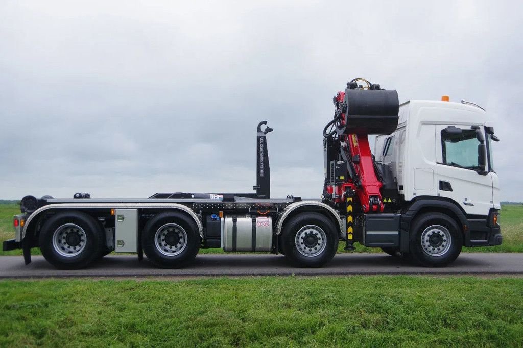 LKW Türe ait Scania P460 8x4 WSG 43-ton met Palfinger Q200Z95TR epsilon kraan en 30-, Gebrauchtmaschine içinde Groenekan (resim 3)