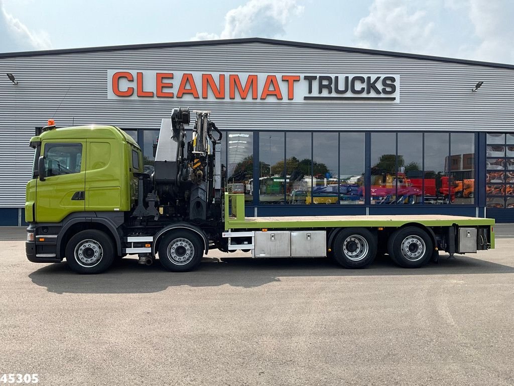 LKW of the type Scania R 420 8x2 manual Palfinger 85 Tonmeter laadkraan + Fly-Jib, Gebrauchtmaschine in ANDELST (Picture 3)