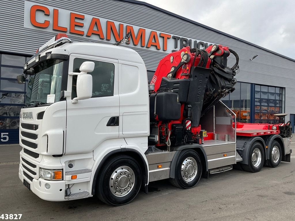 LKW del tipo Scania R 440 8x2 Fassi 195 Tonmeter laadkraan + Fly-Jib Just 120.905 km, Gebrauchtmaschine en ANDELST (Imagen 3)