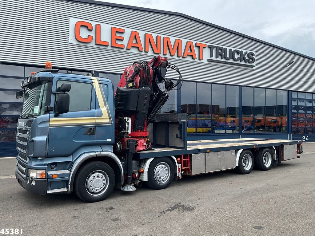 LKW типа Scania R 560 V8 Fassi 80 Tonmeter laadkraan + Fly-Jib, Gebrauchtmaschine в ANDELST (Фотография 8)
