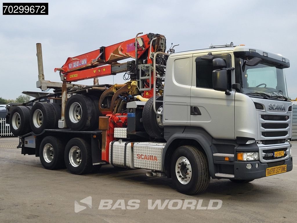 LKW des Typs Scania R580 R 6X4 NL-Truck Diebolt D28.81 Kran Crane Holztransport + Do, Gebrauchtmaschine in Veghel (Bild 3)