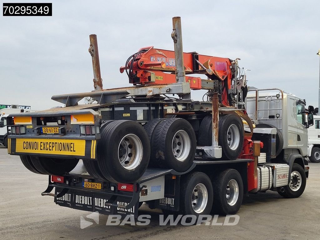 LKW des Typs Scania R580 R 6X4 NL-Truck Diebolt D28.81 Kran Crane Holztransport + Do, Gebrauchtmaschine in Veghel (Bild 5)