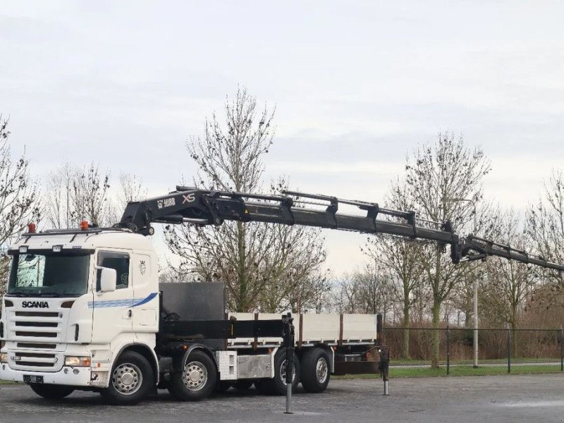 LKW za tip Scania R580 V8 8X2*6 HIAB 422E-5 JIB MANUAL RETARDER EURO 3, Gebrauchtmaschine u Marknesse