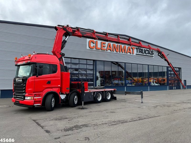 LKW des Typs Scania R620 V8 8x4 Hiab 105 Ton/meter laadkraan + Fly-Jib!, Gebrauchtmaschine in ANDELST (Bild 1)