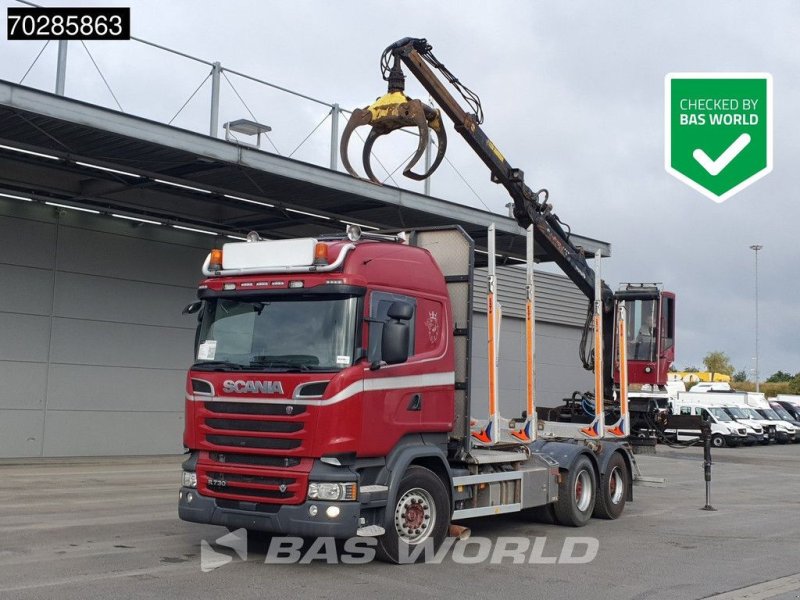 LKW vrste Scania R730 R 6X4 HIAB F108S 79 Crane Retarder Xenon BigAxle Loglift Au, Gebrauchtmaschine v Veghel (Slika 1)