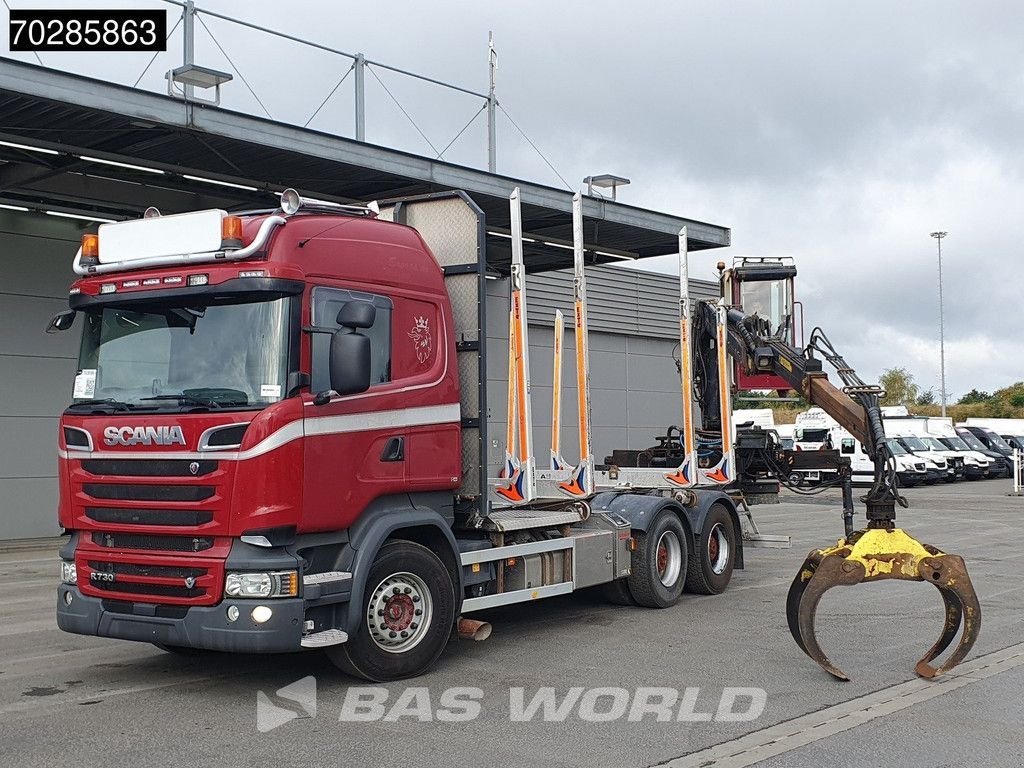LKW typu Scania R730 R 6X4 HIAB F108S 79 Crane Retarder Xenon BigAxle Loglift Au, Gebrauchtmaschine v Veghel (Obrázek 5)