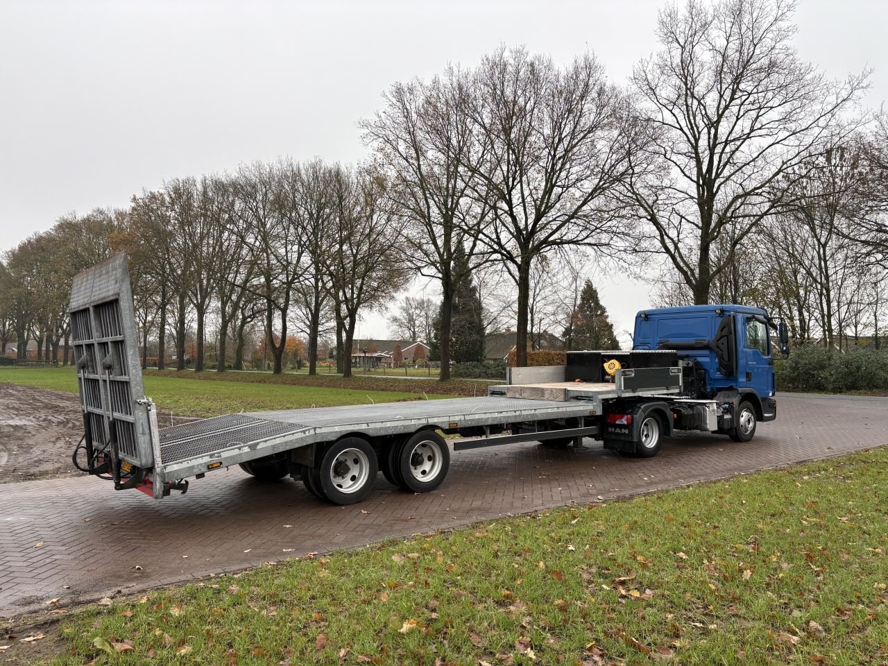 LKW of the type Sonstige MAN TGL 8.220 EURO 6 -semi dieplader KUIPER 15 ton, Gebrauchtmaschine in Putten (Picture 8)