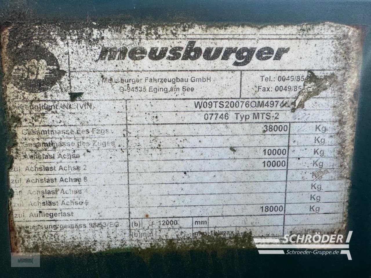 LKW van het type Sonstige MERCEDES BENZ 1841 + MEUSBURGER MTS-2, Gebrauchtmaschine in Penzlin (Foto 22)