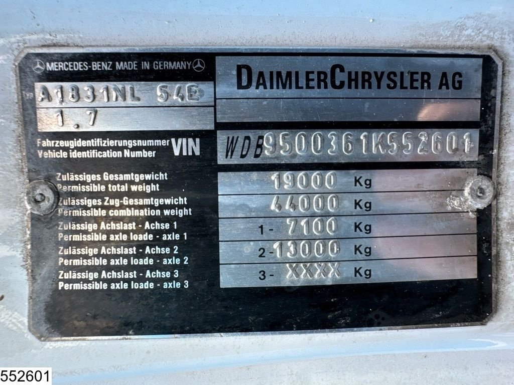 LKW del tipo Sonstige Mercedes Benz Actros 1831 Manual transmission, Gebrauchtmaschine en Ede (Imagen 8)