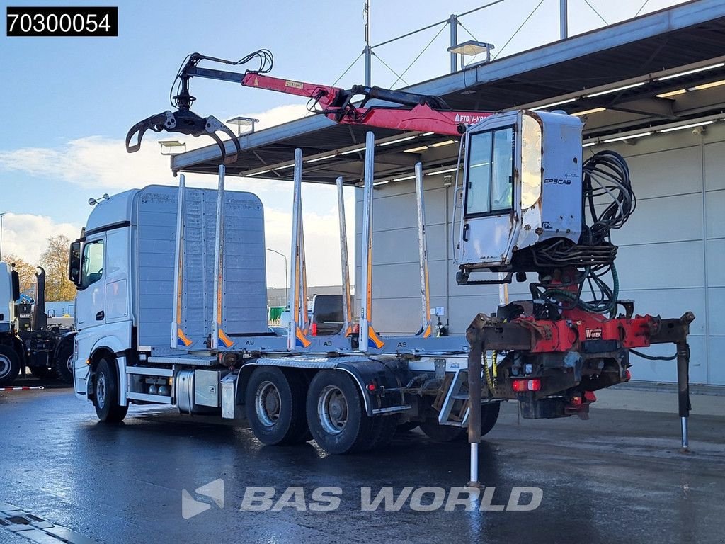 LKW des Typs Sonstige Mercedes Benz Actros 2663 Actros 6X4 Timber truck FTG V10CX.81 wood crane Big-, Gebrauchtmaschine in Veghel (Bild 2)