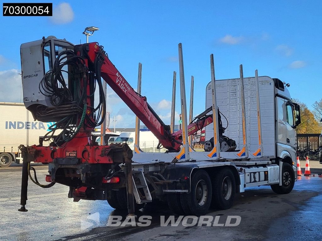LKW des Typs Sonstige Mercedes Benz Actros 2663 Actros 6X4 Timber truck FTG V10CX.81 wood crane Big-, Gebrauchtmaschine in Veghel (Bild 11)