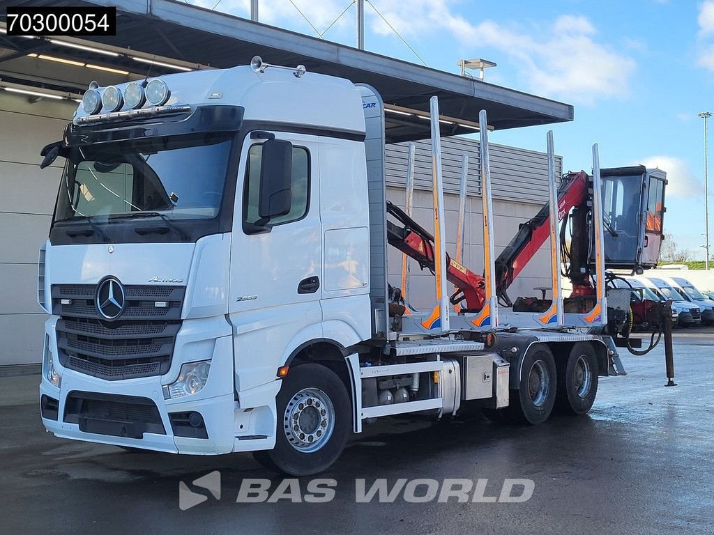 LKW des Typs Sonstige Mercedes Benz Actros 2663 Actros 6X4 Timber truck FTG V10CX.81 wood crane Big-, Gebrauchtmaschine in Veghel (Bild 8)