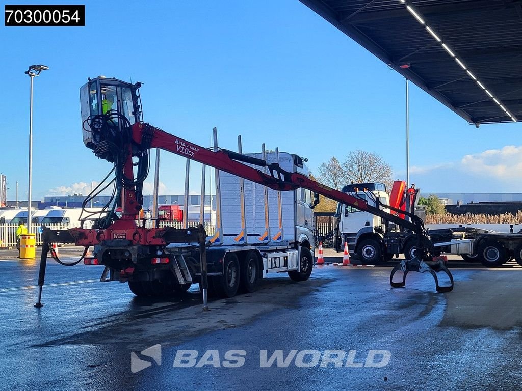 LKW des Typs Sonstige Mercedes Benz Actros 2663 Actros 6X4 Timber truck FTG V10CX.81 wood crane Big-, Gebrauchtmaschine in Veghel (Bild 5)
