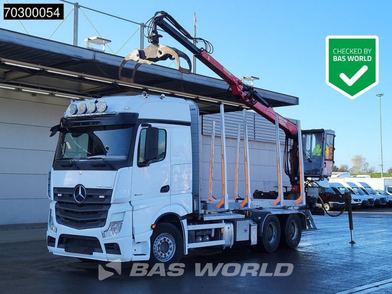 LKW типа Sonstige Mercedes Benz Actros 2663 Actros 6X4 Timber truck FTG V10CX.81 wood crane Big-, Gebrauchtmaschine в Veghel (Фотография 1)