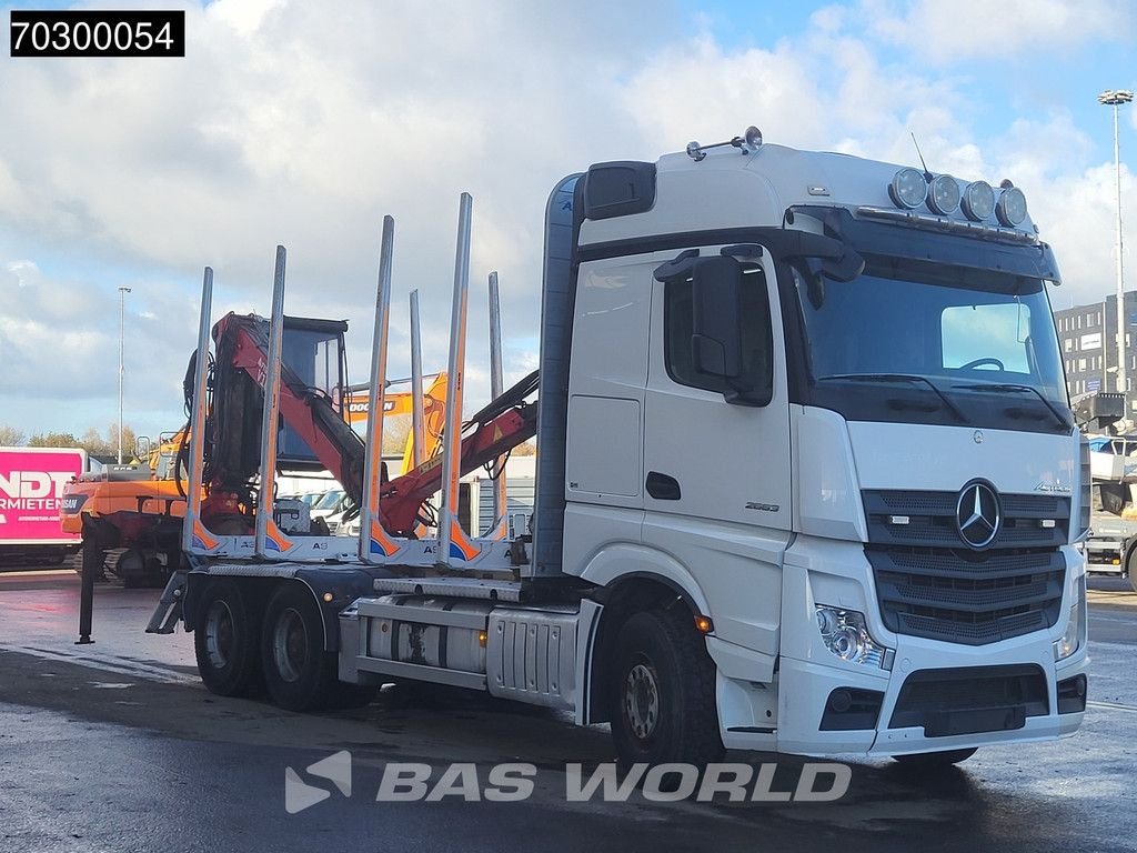 LKW des Typs Sonstige Mercedes Benz Actros 2663 Actros 6X4 Timber truck FTG V10CX.81 wood crane Big-, Gebrauchtmaschine in Veghel (Bild 10)