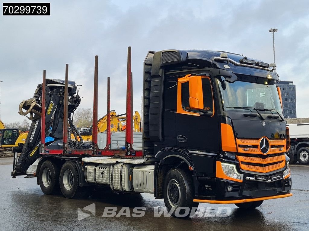 LKW des Typs Sonstige Mercedes Benz Actros 3353 6X4 Palfinger Epsilon M12Z woodcrane Holztransport R, Neumaschine in Veghel (Bild 11)