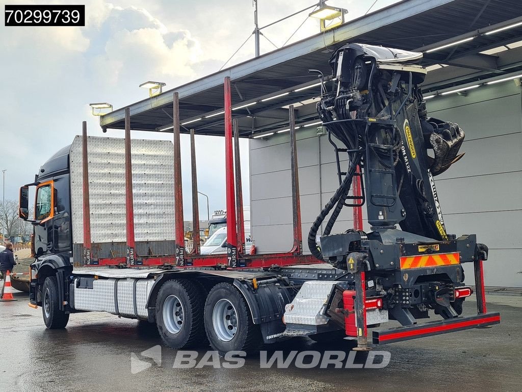 LKW des Typs Sonstige Mercedes Benz Actros 3353 6X4 Palfinger Epsilon M12Z woodcrane Holztransport R, Neumaschine in Veghel (Bild 10)