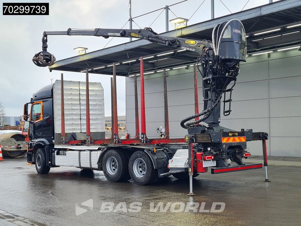 LKW des Typs Sonstige Mercedes Benz Actros 3353 6X4 Palfinger Epsilon M12Z woodcrane Holztransport R, Neumaschine in Veghel (Bild 2)
