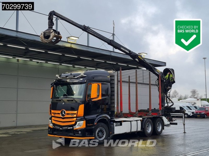 LKW des Typs Sonstige Mercedes Benz Actros 3353 6X4 Palfinger Epsilon M12Z woodcrane Holztransport R, Neumaschine in Veghel (Bild 1)
