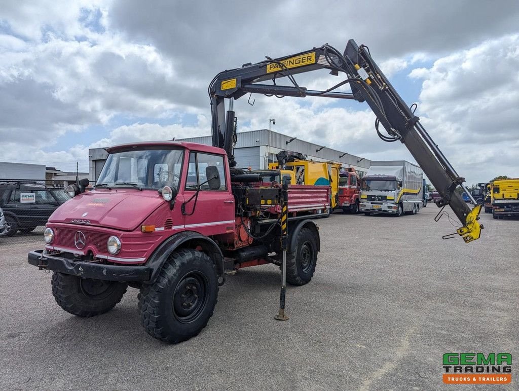 LKW от тип Sonstige Unimog 416/U1100 4x4 - Hiab PK4600A - Open laadbak - Lier - Vangmuil/tr, Gebrauchtmaschine в Oud Gastel (Снимка 1)