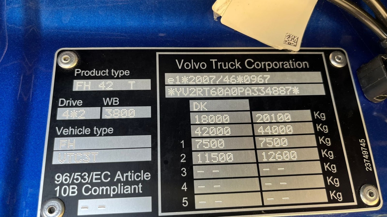 LKW типа Volvo FH 540 Globetrotter XL, fuld luft affjedring og Alcoa Dura-Bright alufælge., Gebrauchtmaschine в Lintrup (Фотография 4)