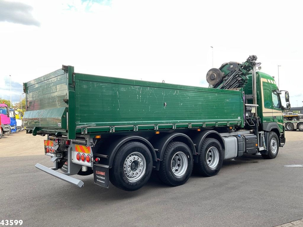 LKW des Typs Volvo FMX 500 8x4 Euro 6 Hiab 24 Tonmeter laadkraan, Gebrauchtmaschine in ANDELST (Bild 8)