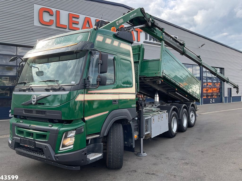 LKW des Typs Volvo FMX 500 8x4 Euro 6 Hiab 24 Tonmeter laadkraan, Gebrauchtmaschine in ANDELST (Bild 2)