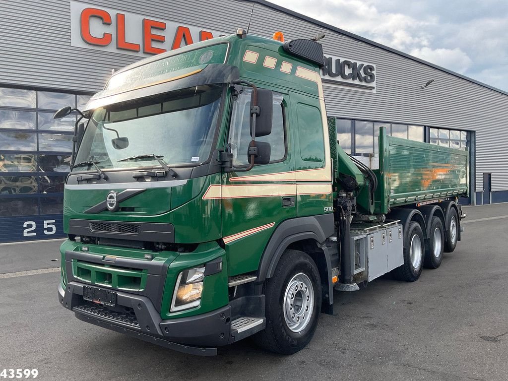 LKW des Typs Volvo FMX 500 8x4 Euro 6 Hiab 24 Tonmeter laadkraan, Gebrauchtmaschine in ANDELST (Bild 3)