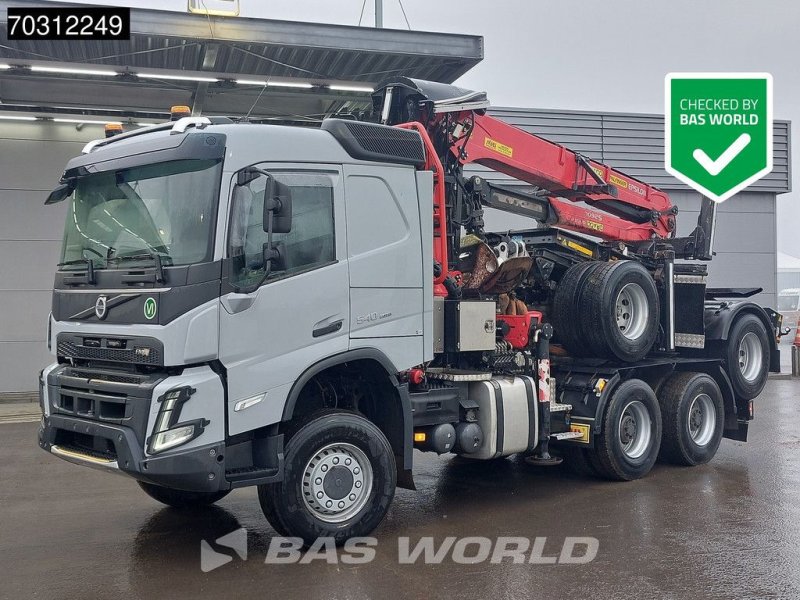 LKW tipa Volvo FMX 540 FMX 6X6 6x6 Palfinger Epsilon S260L87 wood crane Holztra, Gebrauchtmaschine u Veghel