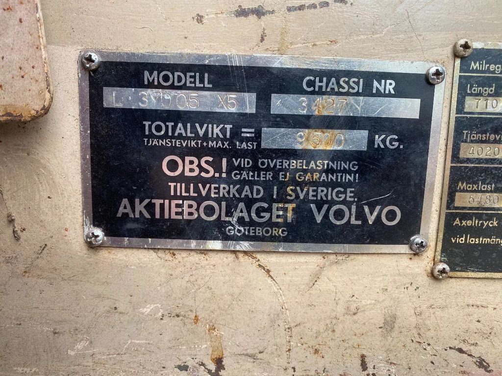 LKW des Typs Volvo L370 1953 PERFECT CONDITION !!! 6 CILINDER BENZINE ENGIN, Gebrauchtmaschine in Renswoude (Bild 4)