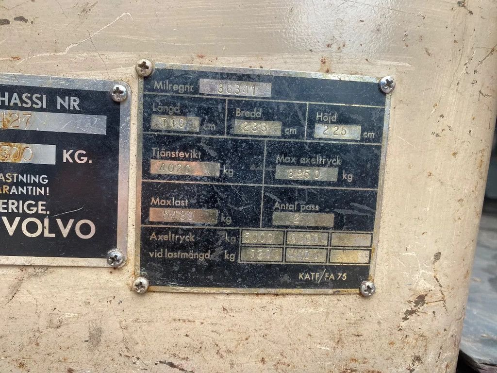 LKW des Typs Volvo L370 1953 PERFECT CONDITION !!! 6 CILINDER BENZINE ENGIN, Gebrauchtmaschine in Renswoude (Bild 5)