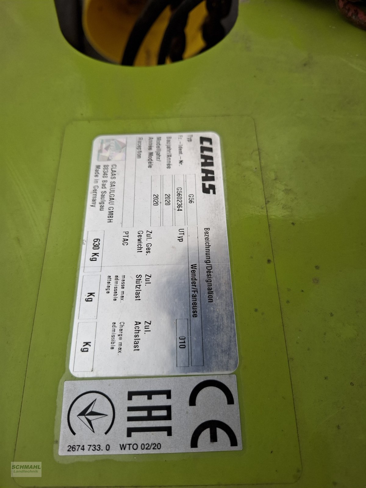 Mähaufbereiter & Zetter typu CLAAS VOLTO 45, Gebrauchtmaschine v Oldenburg in Holstein (Obrázek 4)