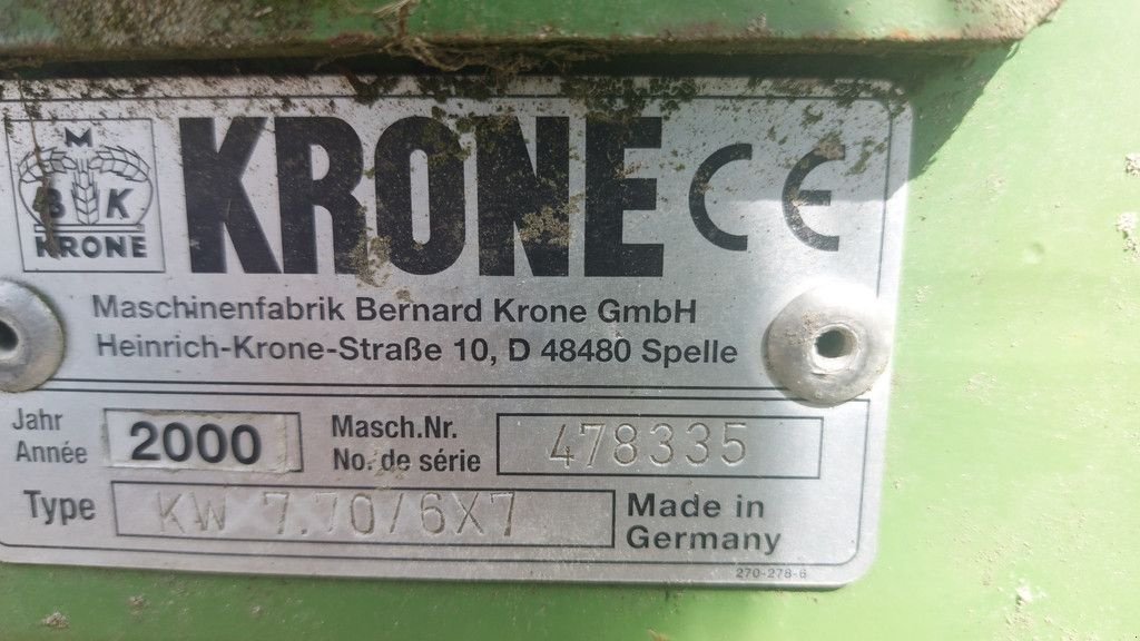 Mähaufbereiter & Zetter tip Krone KW-KWT 7.70/6X7, Gebrauchtmaschine in Wierden (Poză 2)