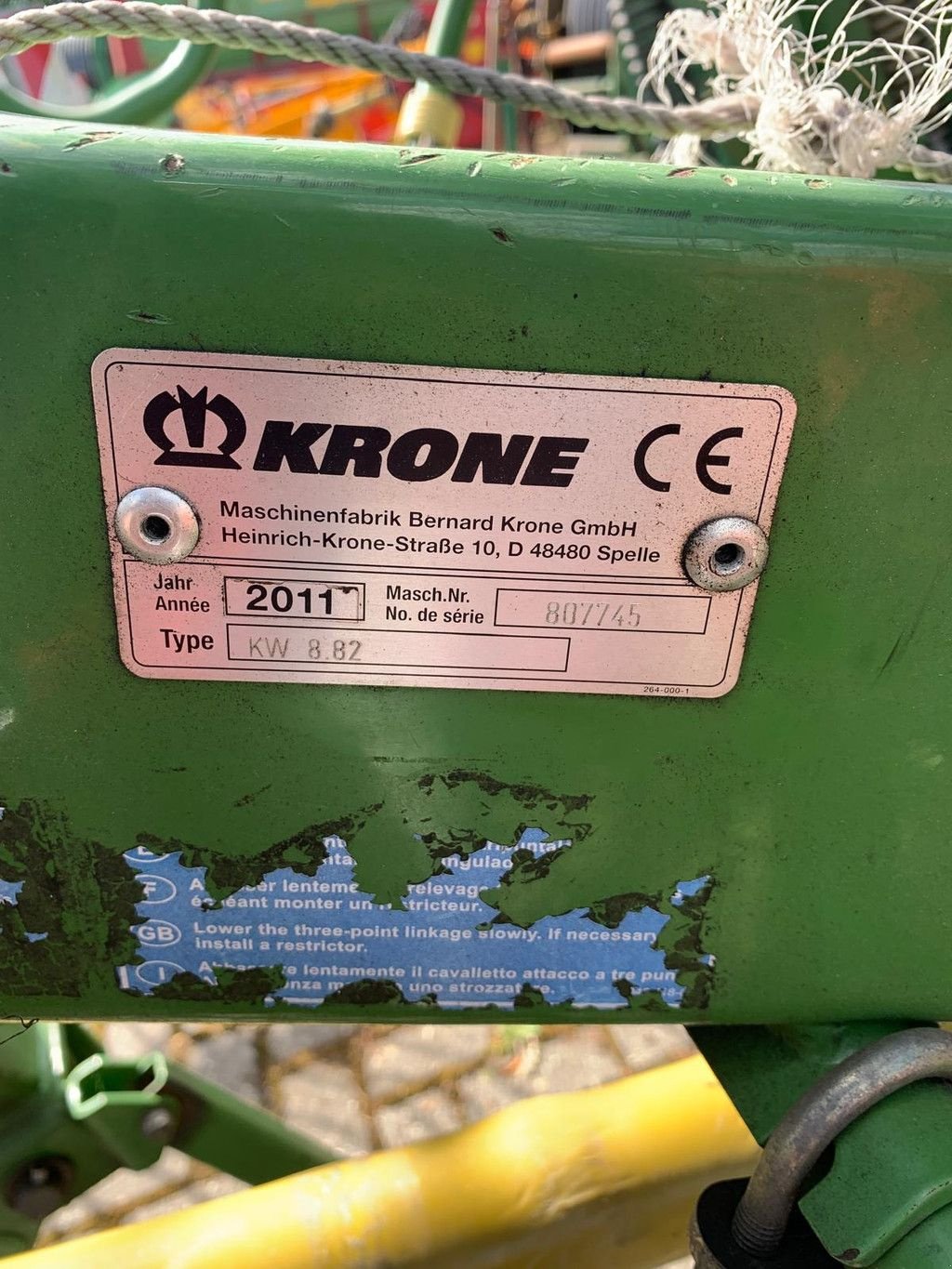 Mähaufbereiter & Zetter Türe ait Krone KW-KWT 8.82/8, Gebrauchtmaschine içinde Wierden (resim 3)