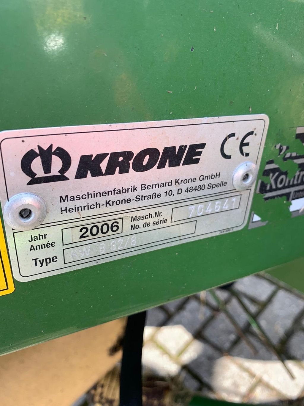 Mähaufbereiter & Zetter Türe ait Krone KW-KWT 8.82/8, Gebrauchtmaschine içinde Wierden (resim 4)